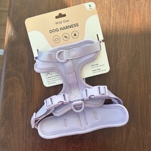 Wild One NWT Lavender Dog Harness & Waterproof Leash Set - Size Small